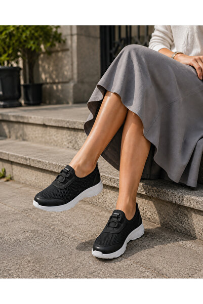 MOON CLOUD Ortopedik Fileli Spor Babet Ayakkabı Anne Ayakkabı Günlük Ayakkabı Kadın Sneaker ZYN244