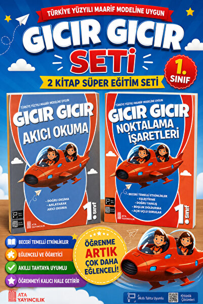 Ata Yayıncılık 1. Sınıf Gıcır Gıcır Akıcı Okuma + Noktalama İşaretleri