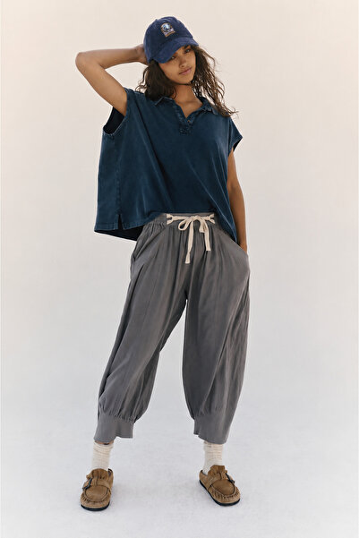 Miss Boheme Anthracite Color Palmer Model Imported Trousers