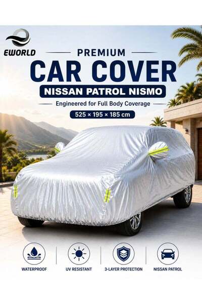 zeetwo Waterproof UV Resistant Full Car Cover for Nissan Patrol NISMO - All W...