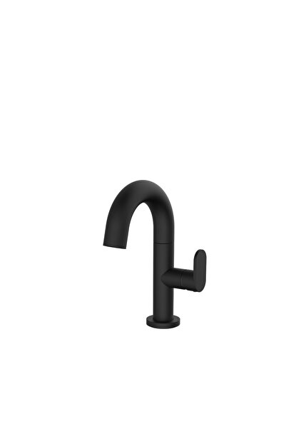ARMANDO VICARIO Slim Black Matt Μπαταρία Νιπτήρος με Βαλβίδα clic-clac 500010...