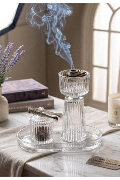 general brand Luxury Incense Burner and Hospitality Set – Modern Transparent ...