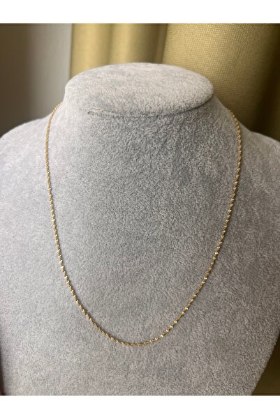 XUPING JEWELRY TuelaTaki/Xuping Jewelry Minimal Zincir Kolye 14 Ayar Renginde