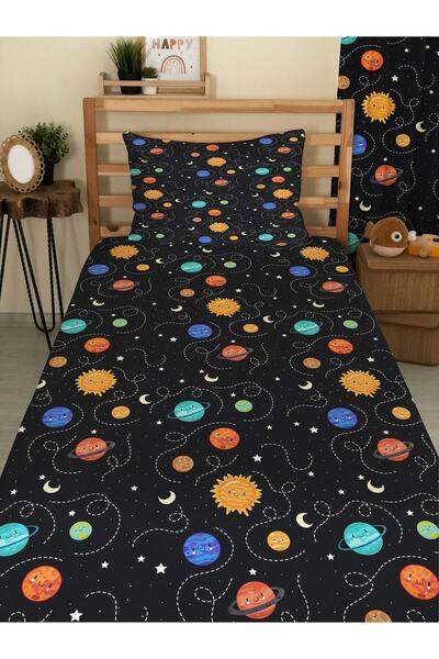 milbaygrup طقم بيكيه فردي مطبوع للأطفال والرضع من MILROMA Space مقاس 160x230 ...