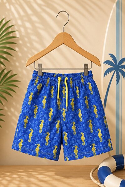 DeKuBaby New Season Patterned Quick-Dry Boys' Shorts Swimwear - Children's Se...