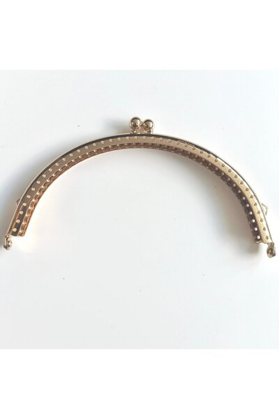 yumakça Çanta ve Cüzdan Klipsi Altın Renk Oval Model 15 Cm