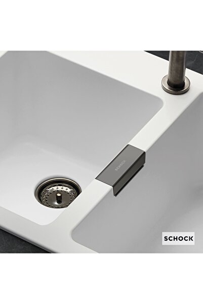 Schock Βαλβίδα Perfect Drain & Υπερχείλιση Νεροχύτη Gunmetal