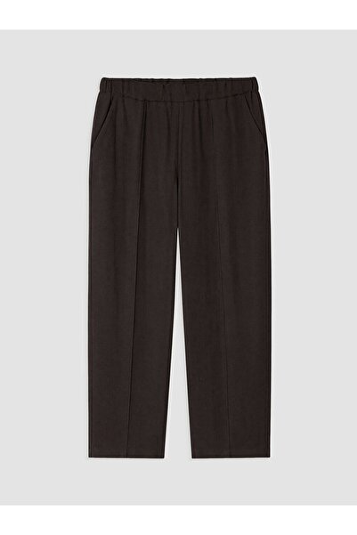 LC Waikiki Lcw Grace Brown Women's Elastic Waist Pants