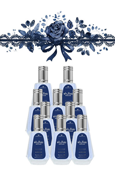 ALREHAB 10 Pieces Royal Blue Perfume 50ML