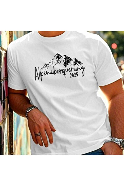 23 nisan تي شيرت رجالي كاجوال بتصميم الشمس وطبعة "Alpenbierquering 2025"، لون...