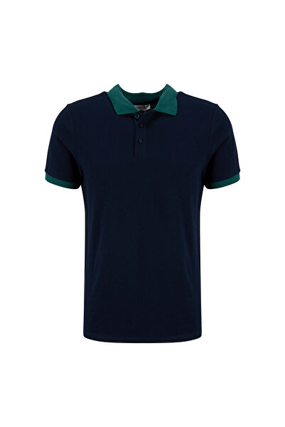 ALTINYILDIZ CLASSICS Lacivert Erkek Slim Fit T-Shirt ACE091262932_LCY