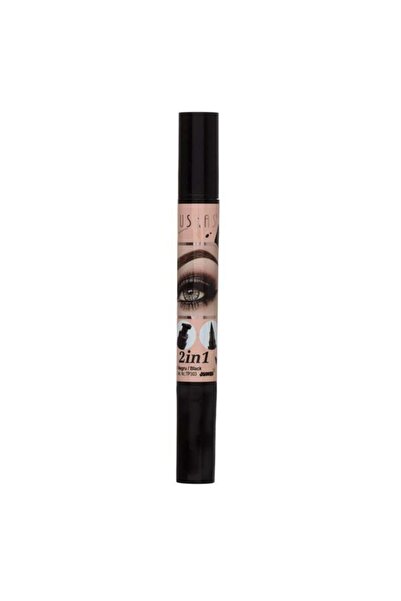 Ushas Eyeliner tip stilou, 2 în 1, cu ștampilă, rezistent la apă, 3 ml – lini...