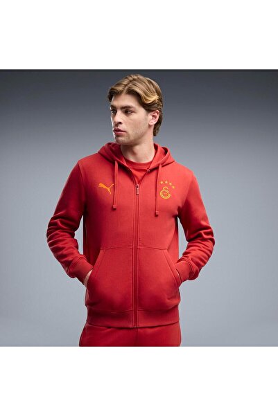 Puma Gsk Ftbless Fz Hoodjacket Fl Galatasaray Ftblessentials Men's Hooded Jacket