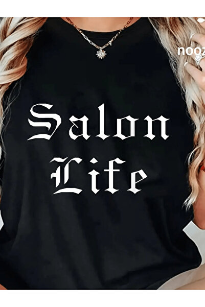 1001 Line Salon Life Funny Stylist Idea Hair Dresser Barber T-Shirt, Seasonal...