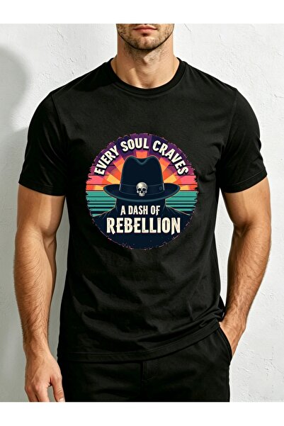 17 seramik Casual, Men's T-Shirt, Every Soul Craves A Dash Of Rebellion with ...