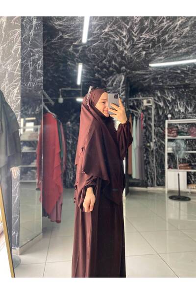 Hijab Medina Silk Set Ferace Sufle Peçe Set of 3