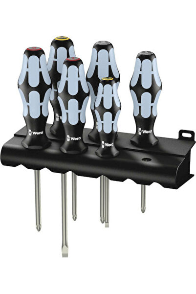 wera 3334/3350/3355/6 Set de 6 șurubelnițe pentru electricieni cu 6 capete in...