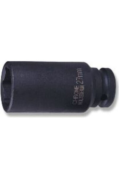 Jonnesway Cheie tubulară lungă de impact, 6 puncte, 1/2 ", 17mm, Cr-Mo