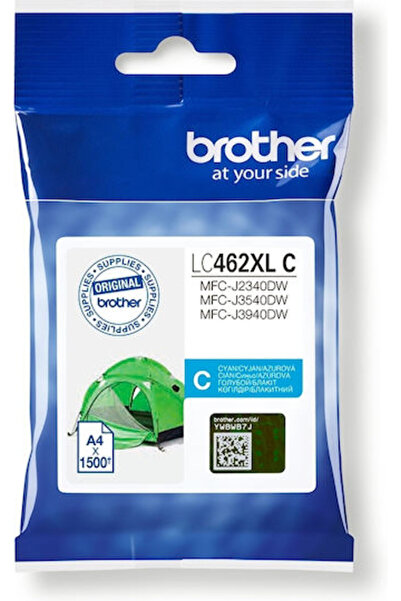 Brother LC462XLC Cerneală originală pentru imprimantă InkJet, Cyan (LC-462XLC)