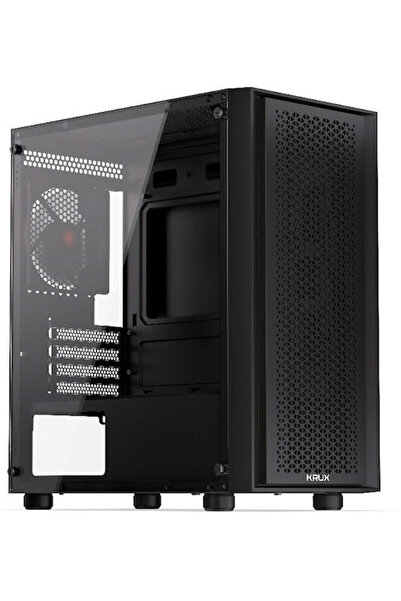 Krux Carcasă PC Scor Gaming Midi Tower cu fereastră laterală, negru