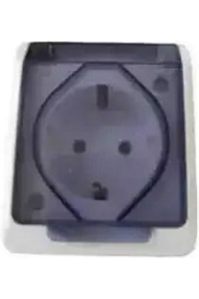 OEM Priză electrică albă 1 buc.
