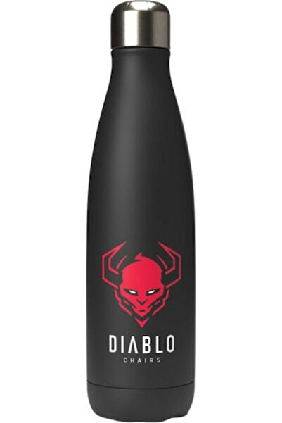 Diablo Termos din oțel inoxidabil / plastic, negru