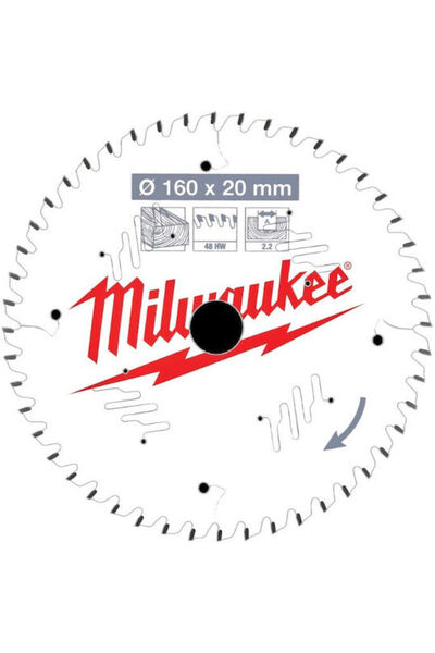 Milwaukee Disc de tăiere pentru lemn, diametru 165mm, 1 bucată
