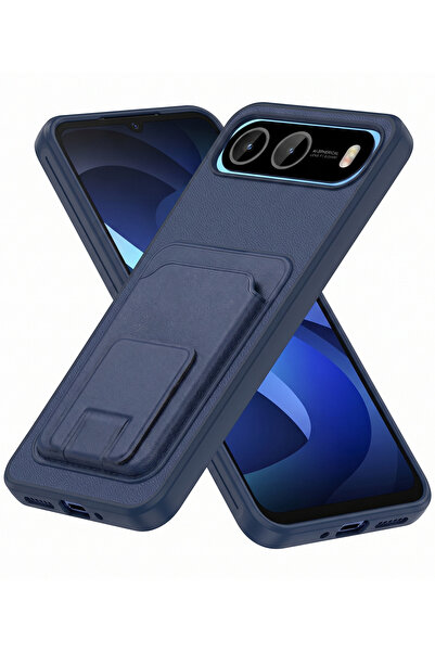 Rivor İnfinix Hot 60i 5G Uyumlu Kılıf Kamera Çıkıntılı Cüzdan Kartlıklı Deri ...