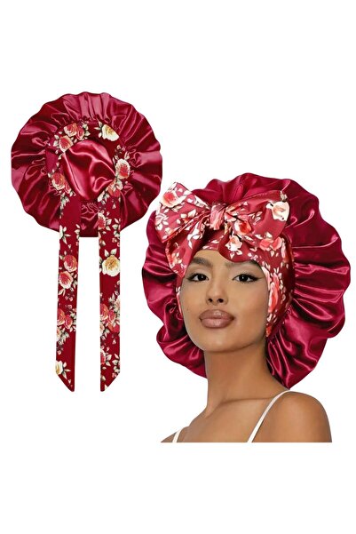 OEM Sleeping cap, satin, red