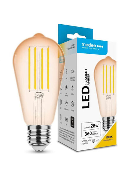 Other Modee Lighting Λάμπα LED 4W 130mm για ντουί E27 Θερμό Λευκό 360lm Κωδικ...