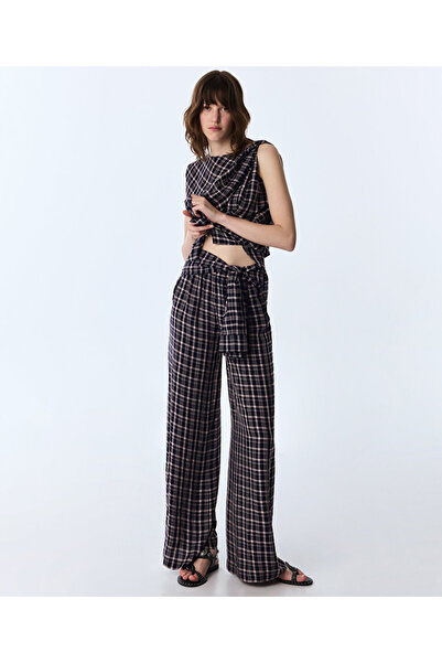 Twist BELDEN BAĞLAMALI WIDE LEG PANTOLON