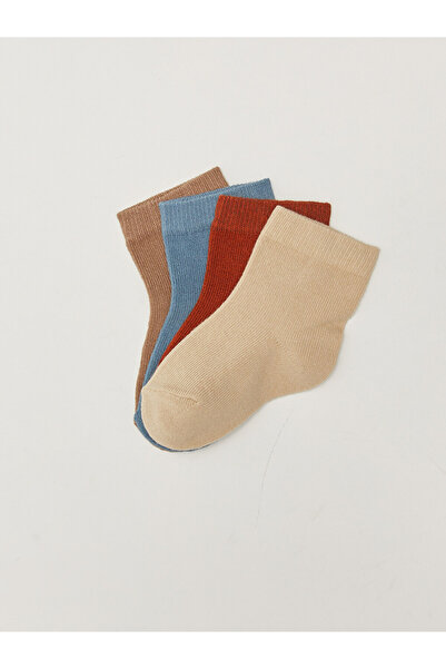 LC Waikiki Basic Baby Boys' Ankle Socks 4-pack