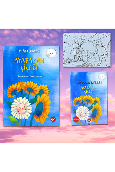 Beyaz Balina Yayınları AYABAKAN ÇİÇEĞİ / ÇALIŞMA KİTABI VE KARTPOSTAL BOYAMA ...