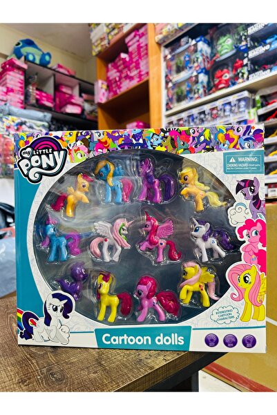 Genel Markalar My Little Pony Unicorn 12 Li Oyuncak Seti 5 Cm