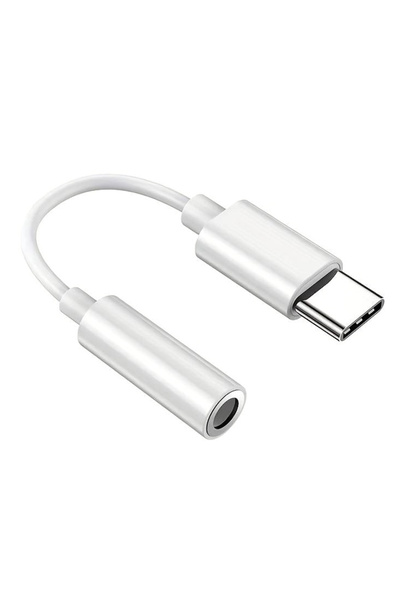 POWERTECH αντάπτορας USB-C σε 3.5mm CAB-UC084, λευκός