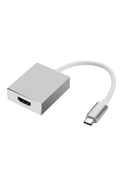 POWERTECH αντάπτορας CAB-UC006 USB 3.1 Type-C σε HDMI, λευκό