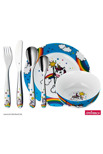 WMF Set tacamuri copii, WMF, Portelan/Otel, Multicolor