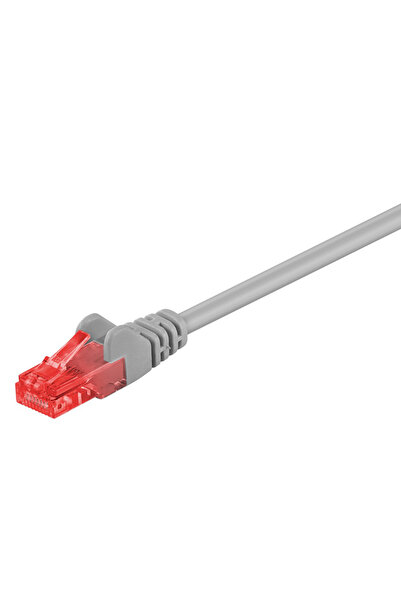 goobay καλώδιο δικτύου 68454, CAT 6 U/UTP, CCA, 2m, γκρι