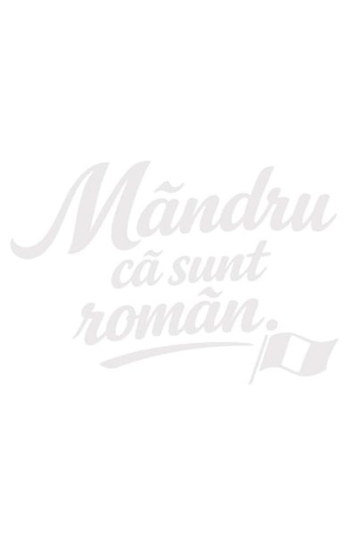 OEM Autocolant decorativ auto  "Mândru să fiu român ", 15cm, Alb