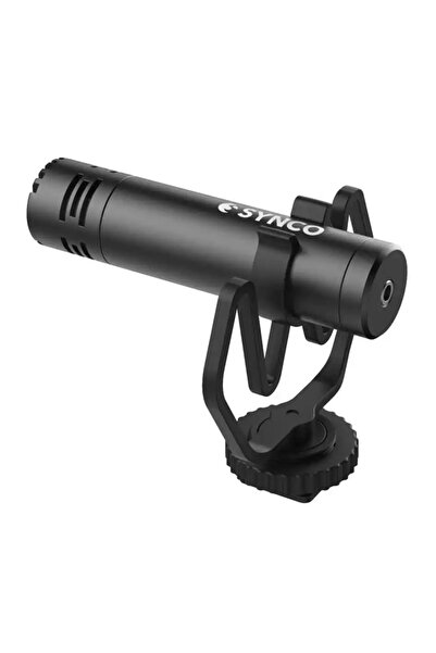 SYNCO μικρόφωνο για κάμερα SY-M1-BK, δυναμικό, 3.5mm, shock mount, μαύρο