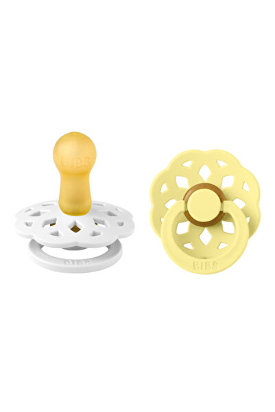 Bibs Set 2 suzete Boheme Latex, tetină rotundă - Culori și mărimi variate