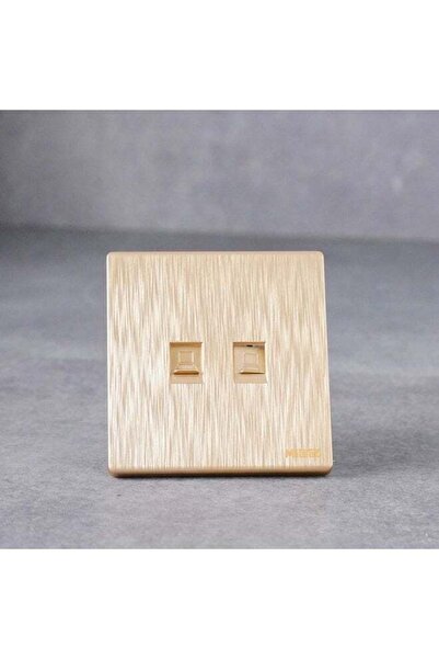 Danube Home Milano Dual Data Outlet Network Socket Insert Keystone Jack Facep...