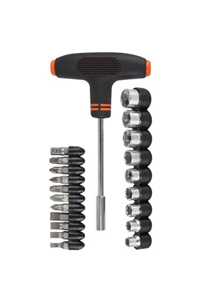 OEM Set 21 piese, surubelnita tip T, capete interschimbabile, Evotools