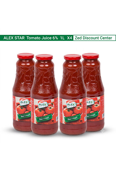 Alex Star Suc de roșii 6% 1L X4