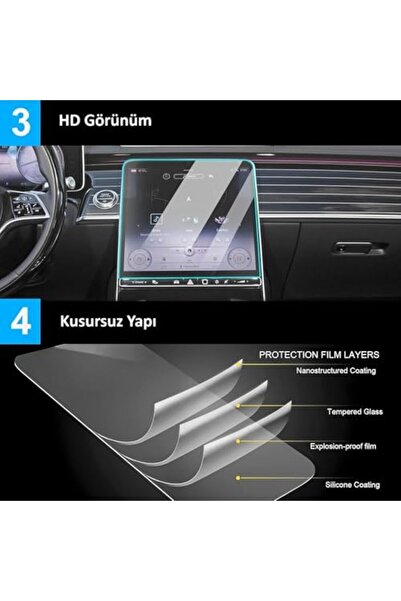 Yıldızan متوافق مع Byd Atto 2 Comfort Package 2025 2026 موديل 12.8 بوصة متعدد...