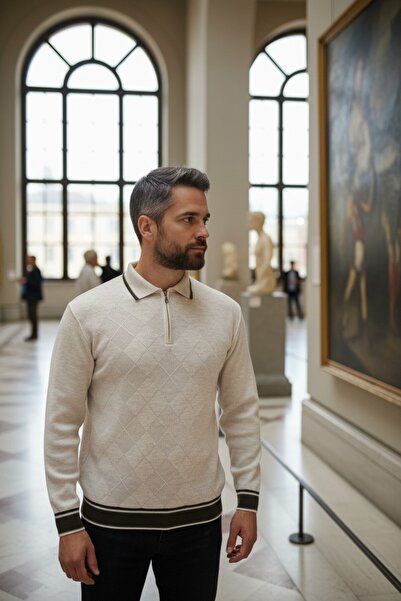 Kamalı Regular Fit Sweater