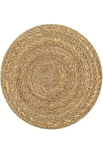 Yıldızan 2 Pcs Wicker Round American Serving Plate Pan Pot Mat - Nihale Runne...