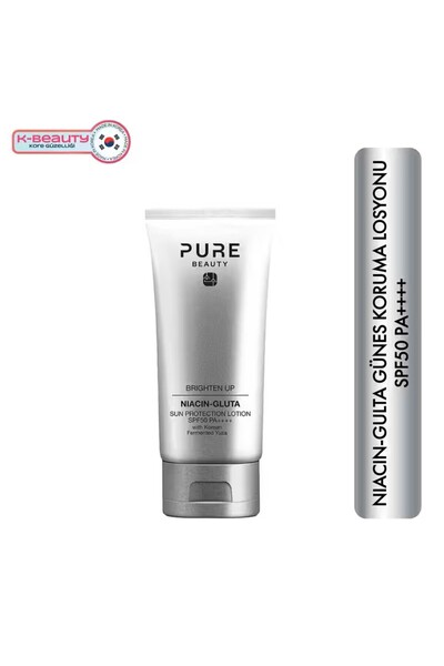 PURE BEAUTY Brighten Up Leke Karşıtı Aydınlatıcı Yüz Güneş Kremi SPF50 PA++++...