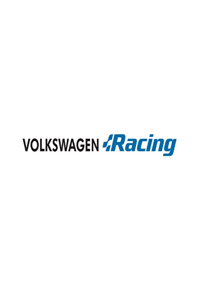 Amo-Stickers Sticker Volkswagen Racing 25cm Verde