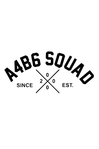 Amo-Stickers Αυτοκόλλητο Audi A4B6 SQUAD ΝΕΟ 2025 40εκ. Λευκό